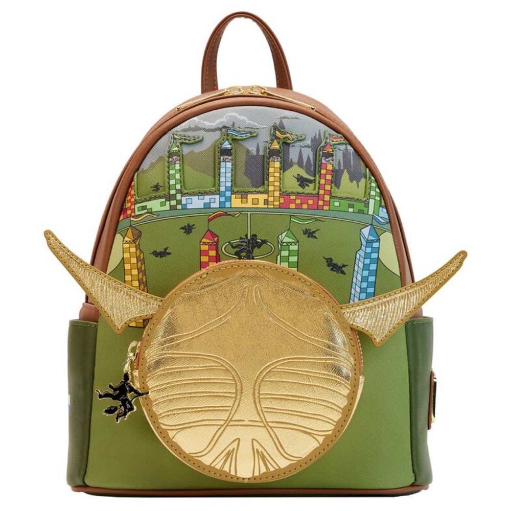 NWT - Loungefly Harry Potter Golden Snitch Mini Backpack
